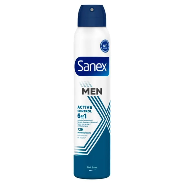 Desodorizante Sanex men active control spray 200 ml