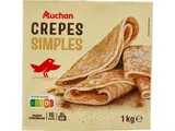 Crepes Auchan simples 16un 1 kg