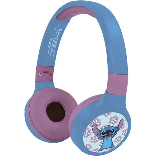 Auscultadores Bluetooth Disney: Stitch - 2 em 1 - Lexibook