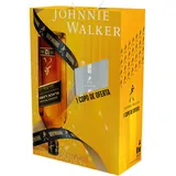 Johnnie Walker Black Label 12 Anos com Copo Whisky Scotch