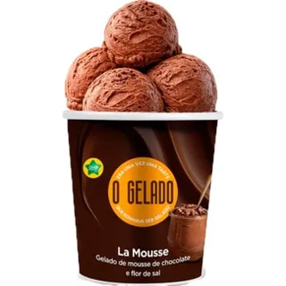 Gelado Mousse Chocolate embalagem 460 ml - O Gelado