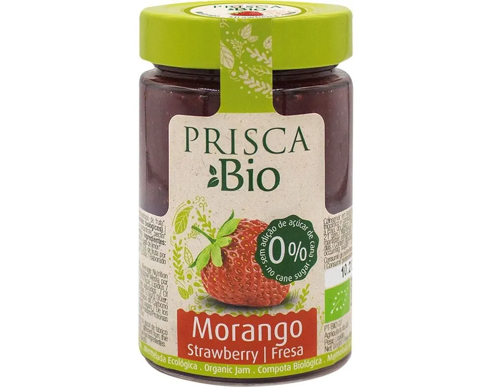 Doce Prisca sem açúcar morango bio 240 g
