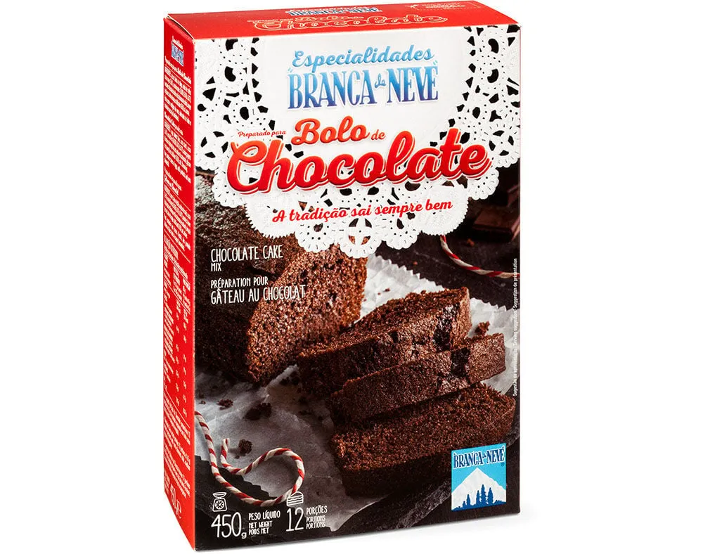 Bolo Branca DE NEVE chocolate 450 g