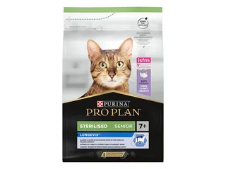 Ração para gato PRO PLAN esterilizado +7 com peru 3 kg