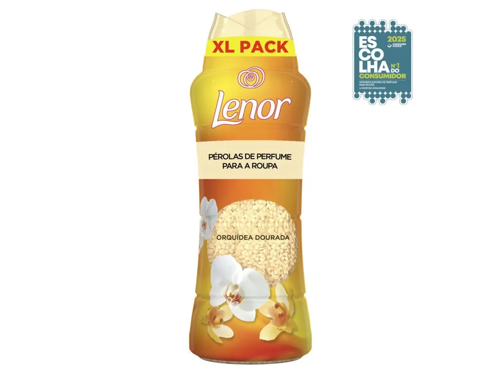 Intensificador perfume Lenor pérolas gold orchid 495 g