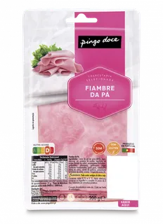 Fiambre da Pá Fatiado Pingo Doce