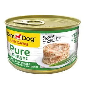 Comida Húmida para Cão Delight Frango e Borrego Lata GimDog