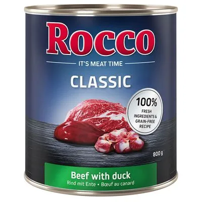 Rocco Classic 6 x 800 g Vaca com pato