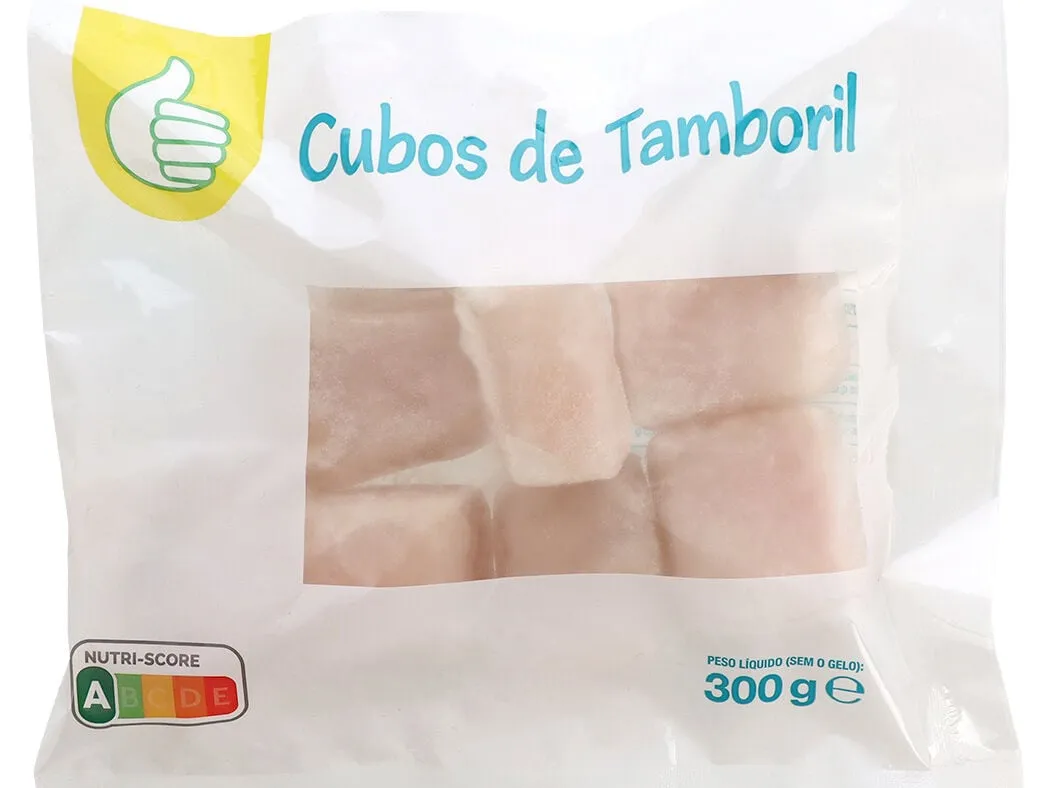 Cubos tamboril Polegar ultracongelados 300 g