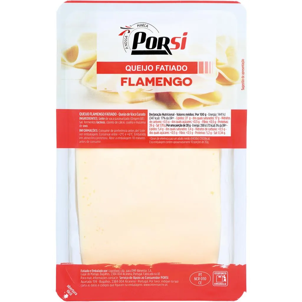 Queijo Flamengo Fatiado 500g