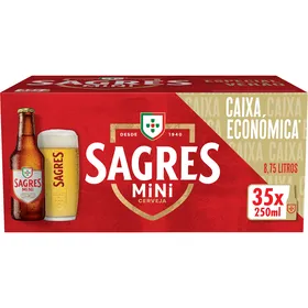 Cerveja com Álcool Mini Sagres