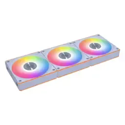 Ventoinha 120mm Lian Li Uni Fan CL Wireless 2150RPM 4 Pinos PWM Branca (3 Unidades) c/ Controlador LianLi