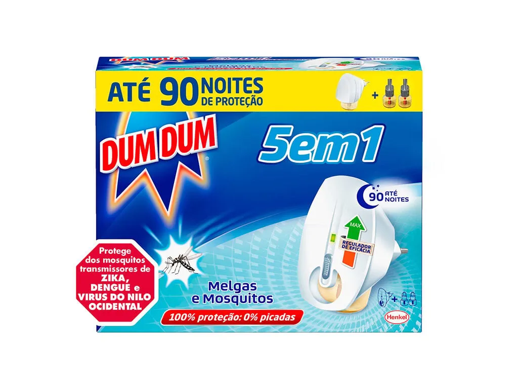 Insecticida DUM DUM elimina melgas e mosquitos 90 noites