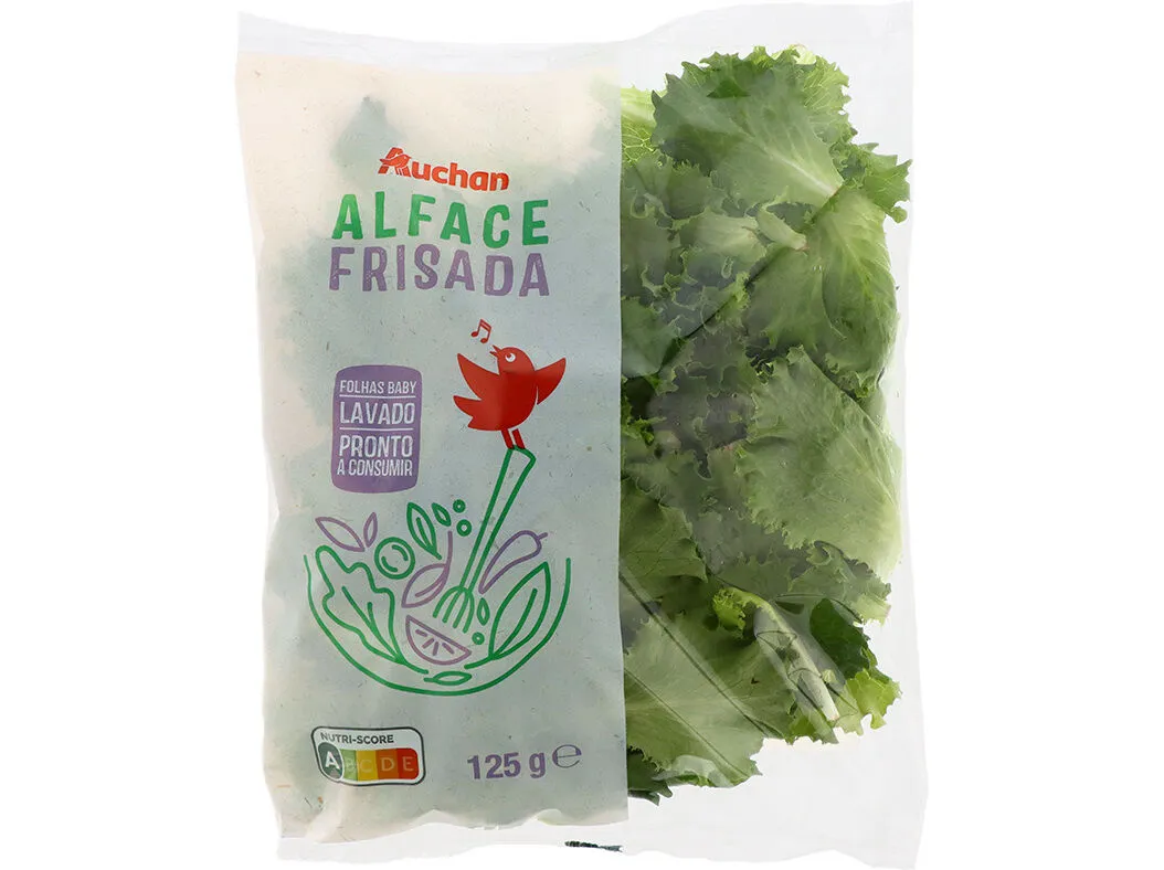 Alface frisada verde Auchan 125 g