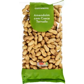 Amendoim Torrado com Casca Continente