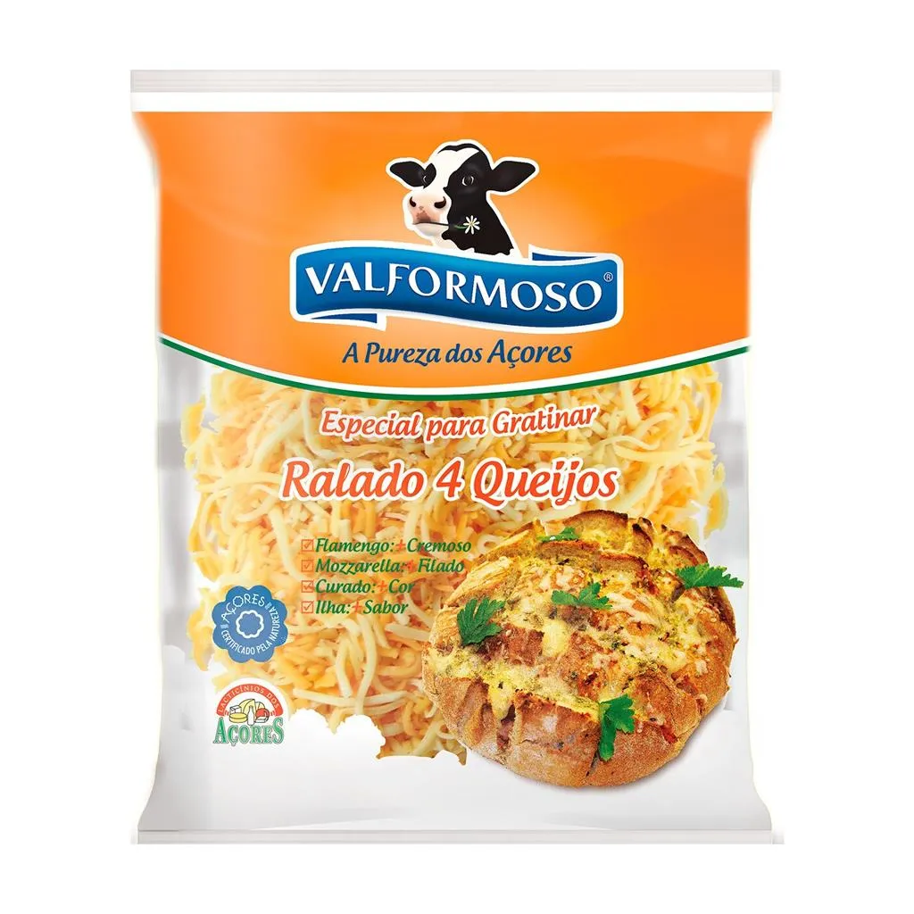 Queijo ralado 4 queijos, 150g