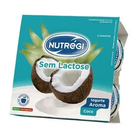 Iogurte Aroma Coco sem Lactose Nutrégi