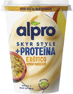 Vegegurte Proteína Skyr Exótico Manga e Maracujá Alpro