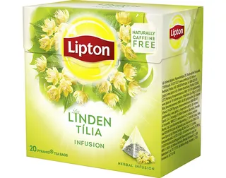 Infusão Lipton pyramid tilia 20 saquetas