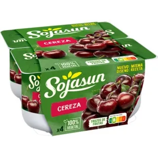 de Cereja Pack 4 unidades embalagem 100 g - Sojasun