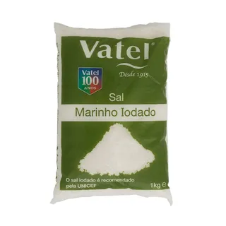Sal Marinho Grosso Iodado Vatel