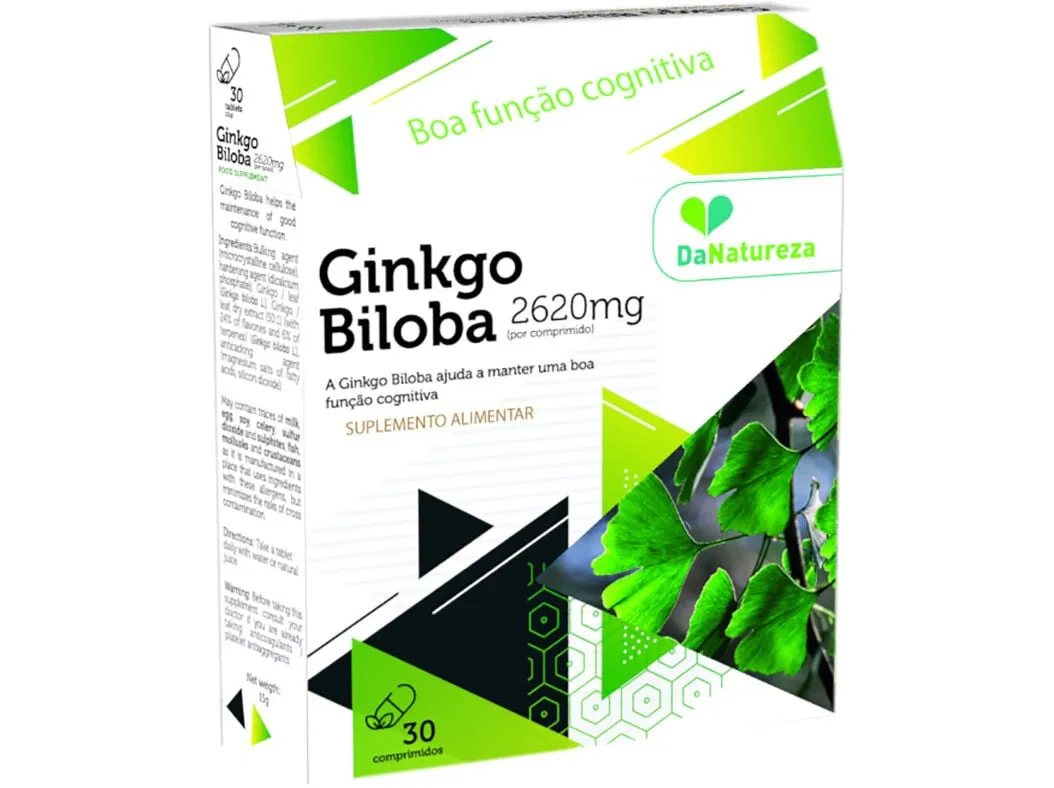 Suplemento Danatureza ginkgo biloba 30 comp.