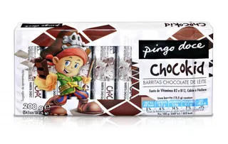 Barritas de Chocolate de Leite Pingo Doce