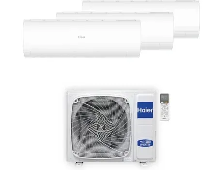 Ar Condicionado HAIER Pearl Premium (9000+9000+18000 BTU - 18+18+36m2 - Branco)