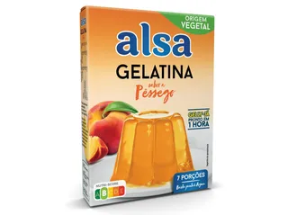 Gelatina ALSA pêssego 105 g