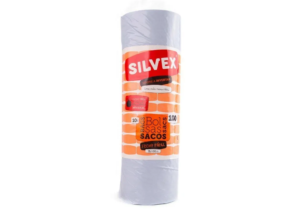 Sacos Silvex lixo 100 L 10 un