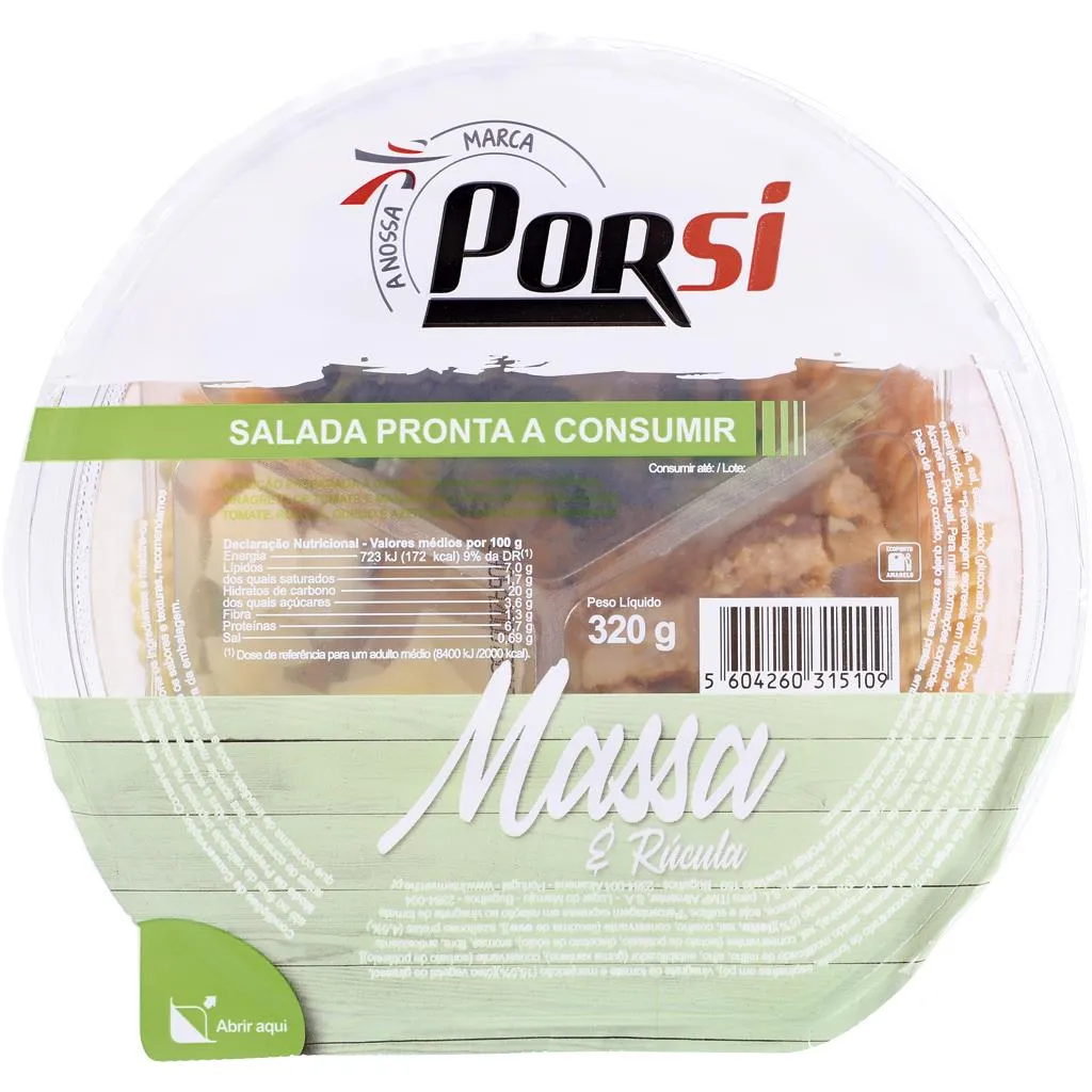 Salada de Massa e Rúcula 320 G