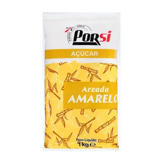 Açúcar Areado Amarelo 1kg PorSi