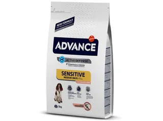 Ração cão Advance sensitive salmão 3 kg