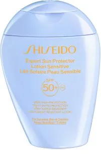 Shiseido Expert Sun Protector Lotion Sensitive SPF50+ leite protetor para pele sensível SPF 50+ 150 ml