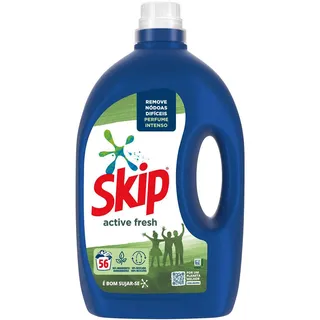 Detergente máquina roupa líquido active fresh, 56 doses Skip