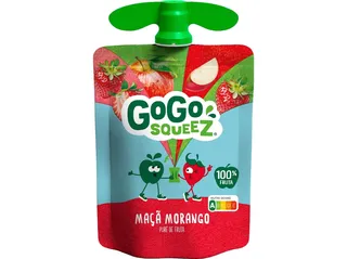 Saqueta fruta GO GO Squeez morango e maçã 90 g