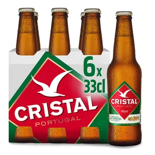Cerveja com Álcool Pack 6 Cristal