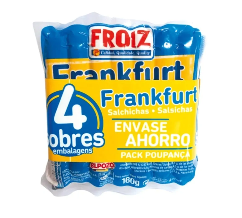 Salsichas Frankfurt Froiz 4x170 g
