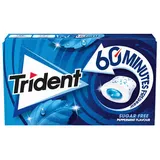 Pastilhas Elásticas 60 Minutos Peppermint Trident