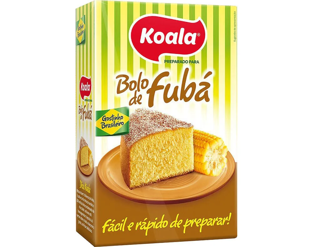 Preparado Koala bolo fubá 550 g