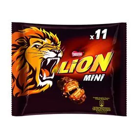 Snack de Chocolate de Leite Mini Lion