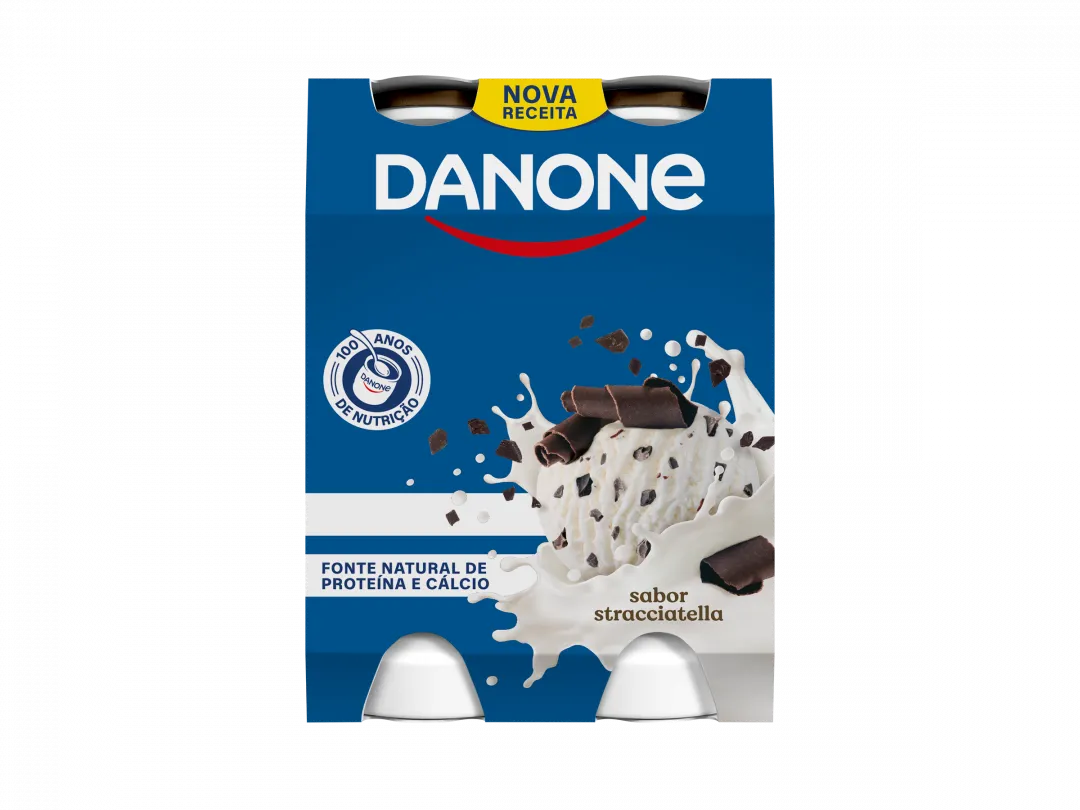 Iogurte Líquido Stracciatella Pack 4
