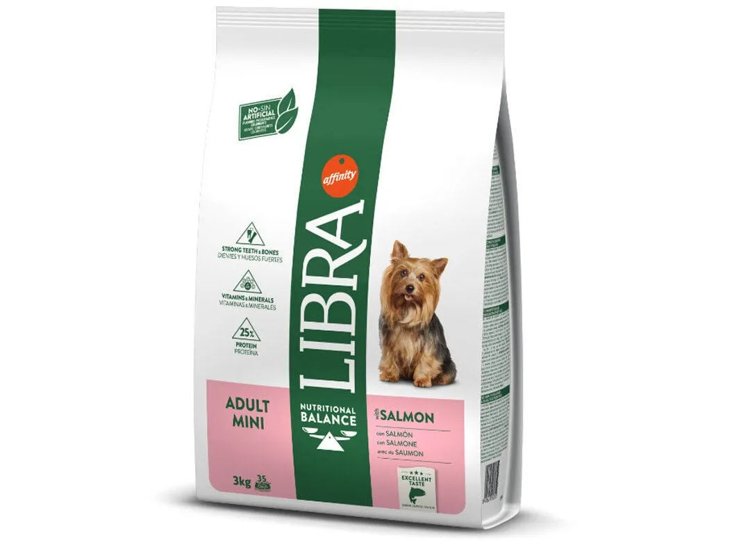 Ração para cão mini Libra com salmão 3 kg