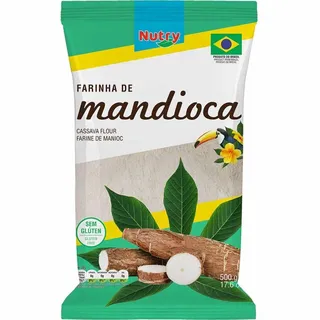 Farinha de Mandioca, emb. 500 gr Nutry