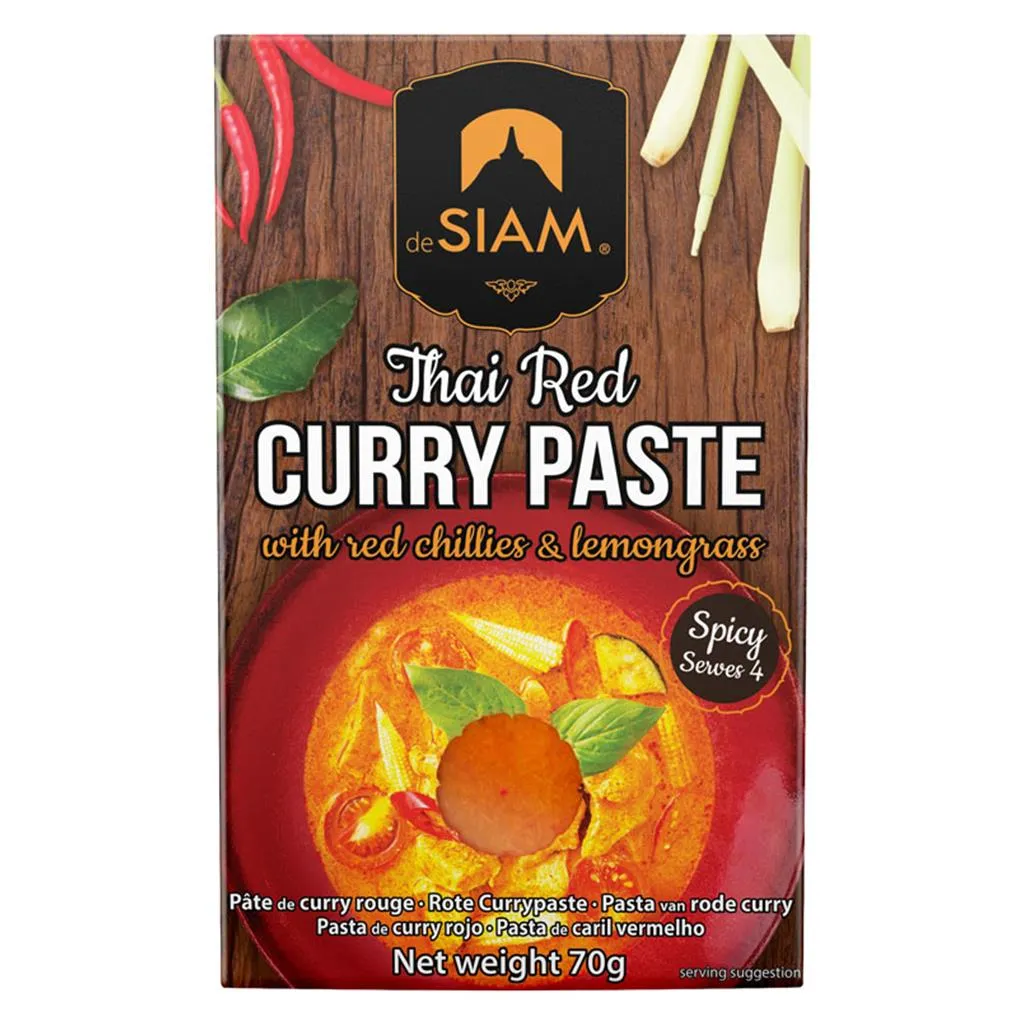 Pasta de caril vermelho, 70g