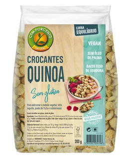 Crocantes de Quinoa Cem Porcento