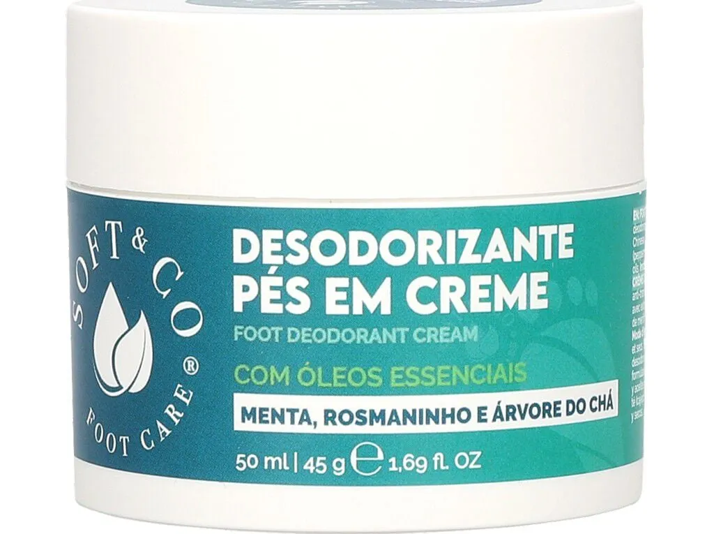 Desodorizante pés Soft&co creme 50 ml