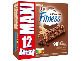 barras cereais fitness chocolate maxi 12x23.5g