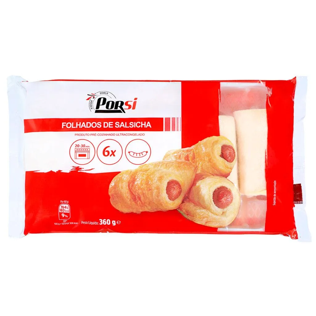 Folhados de Salsicha 360g