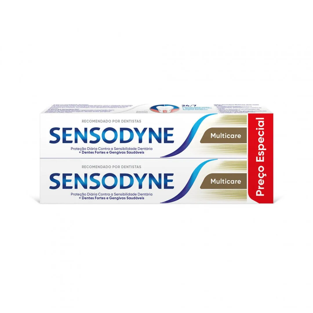 Pasta de Dentes Multicare Pack 2